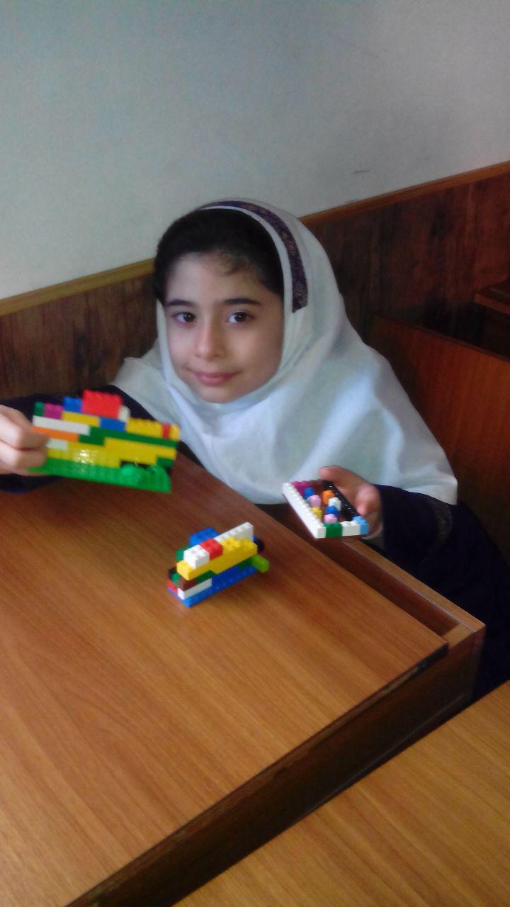 فعالیت های لگوی آموزشی دی ماه دانش آموزان باران اندیشه